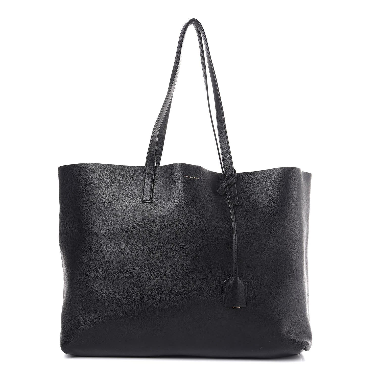 Saint Laurent Calfskin Large Shopping Tote Black 1 of 12