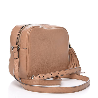 Gucci Pebbled Calfskin Small Soho Disco Bag Rose Beige 3 of 11