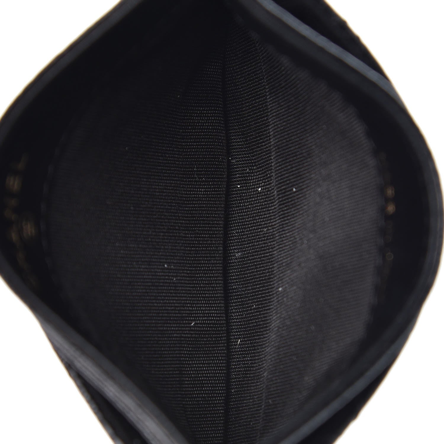 Chanel Calfskin Camellia Embossed Quilted Card Holder Black 5 of 9