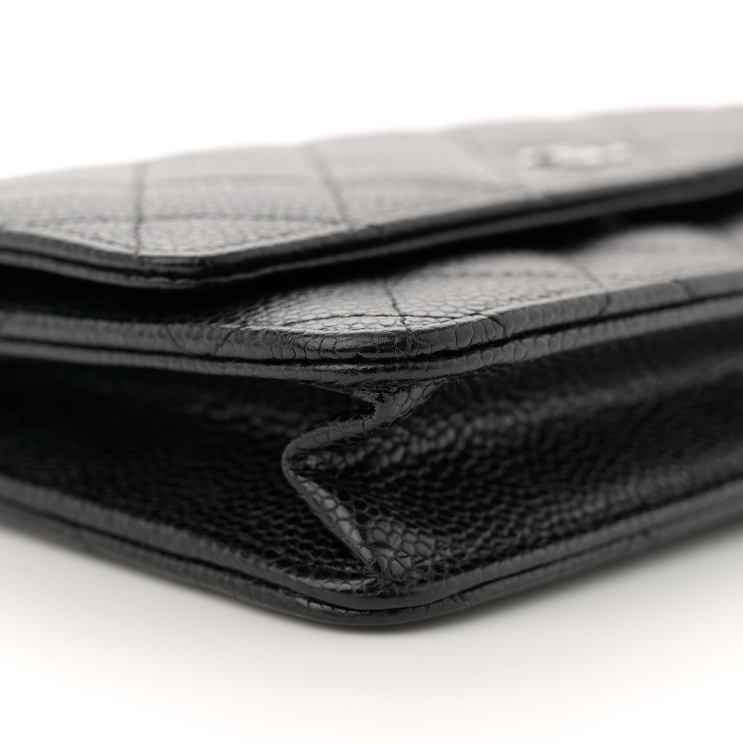 Chanel Caviar Quilted Wallet on Chain WOC Black 9 of 12