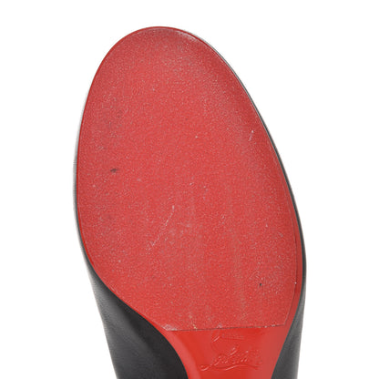 Christian Louboutin Shiny Nappa La Massine Flats 38 Black 12 of 15