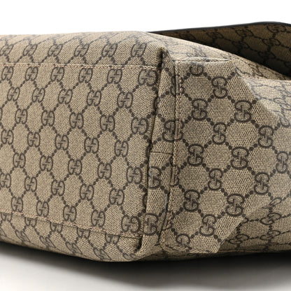 Gucci GG Plus Monogram Messenger Diaper Bag Dark Brown 10 of 20