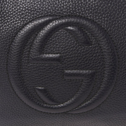 Gucci Pebbled Calfskin Small Soho Top Handle Bag Black 7 of 8