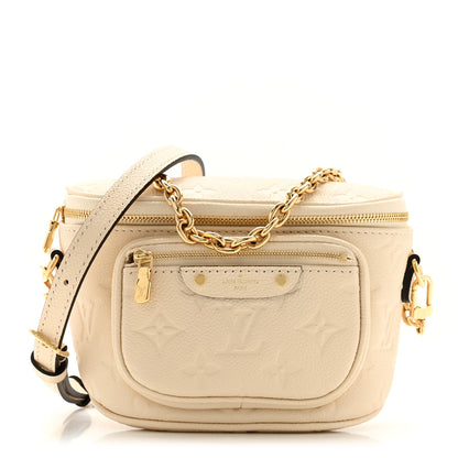 Louis Vuitton Empreinte Mini Bumbag Cream 1 of 9