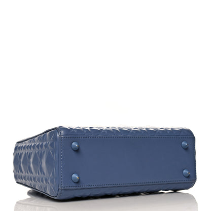 Christian Dior Calfskin Cannage Diamond Small My ABCDior Blue 3 of 18