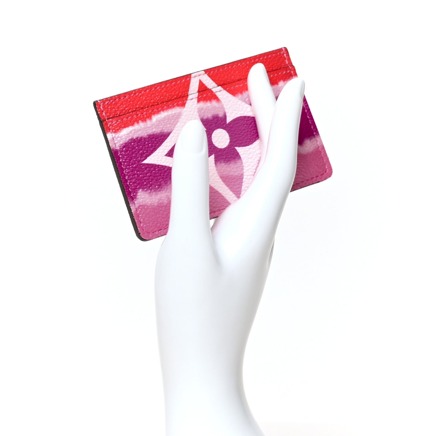 Monogram Escale Card Holder Rouge