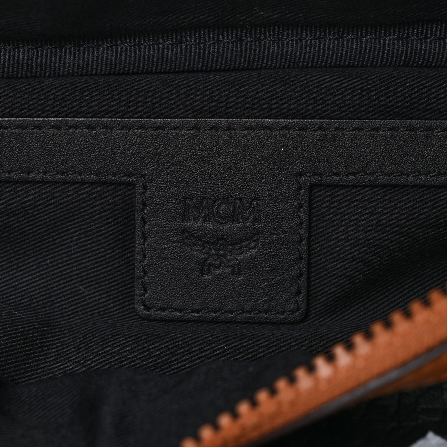 Visetos Small Fusten Belt Bag Black Cognac