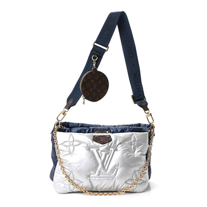 Louis Vuitton Econyl Monogram Pillow Maxi Multi Pochette Accessories Navy Silver 1 of 9