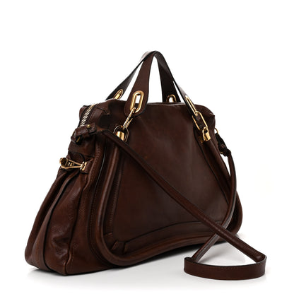 Chloe Calfskin Large Paraty Brown 3 of 16