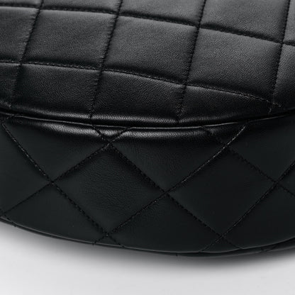 Chanel Lambskin Resin Elegant Maxi Hobo Black 9 of 10