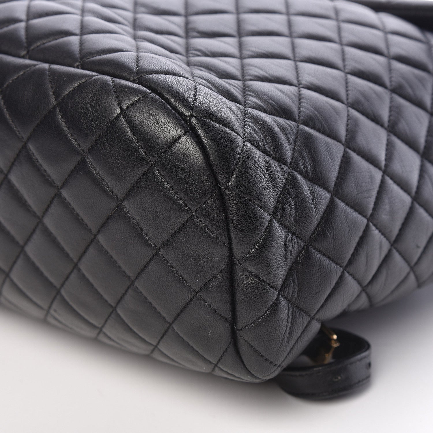 Chanel Lambskin Quilted Large Urban Spirit Backpack Black 12 of 14