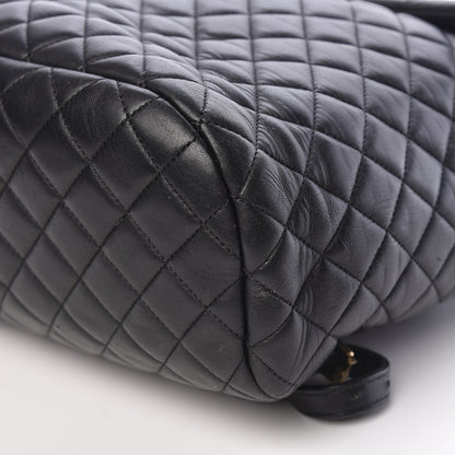 Chanel Lambskin Quilted Large Urban Spirit Backpack Black 12 of 14
