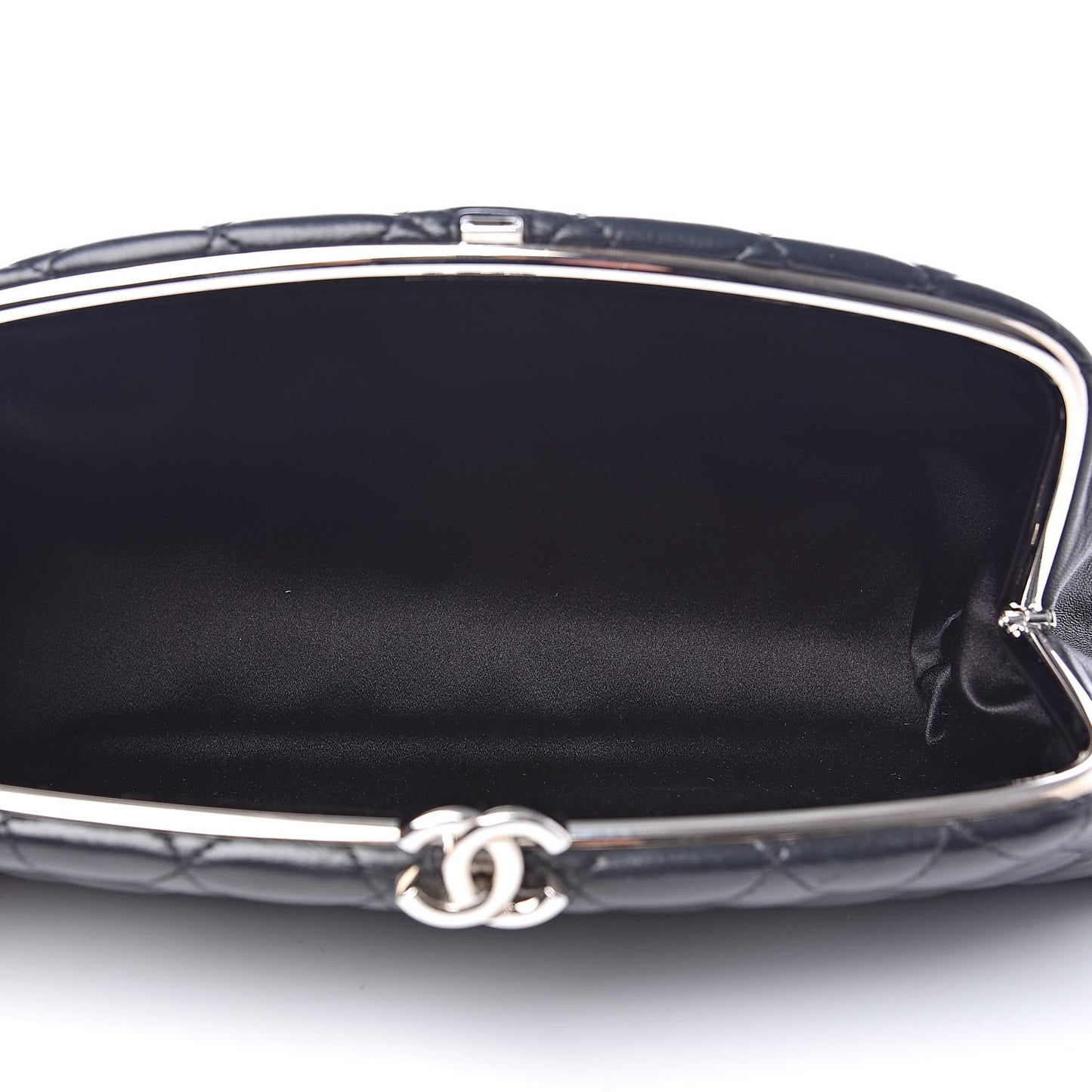 Lambskin Quilted Timeless Clutch Black