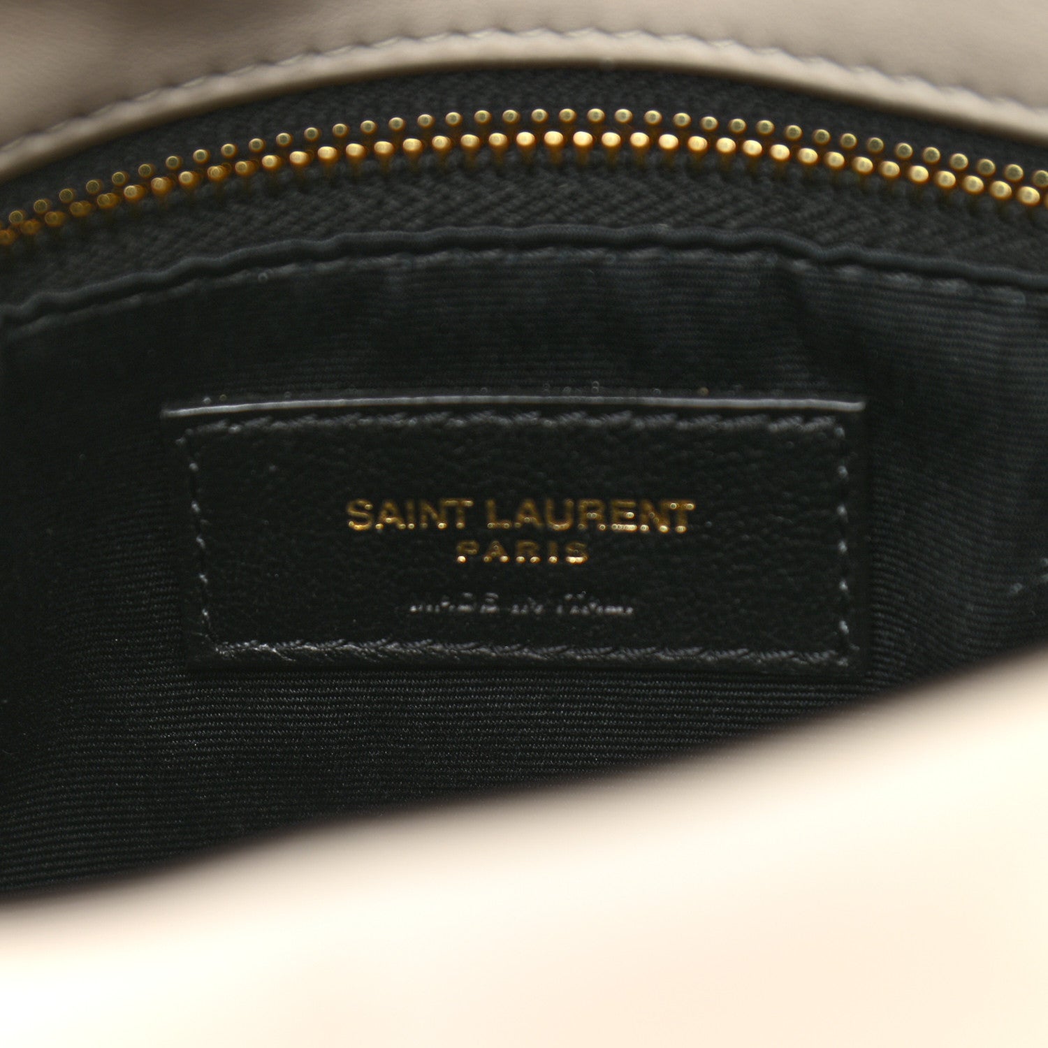Saint Laurent Lambskin Quilted Small Loulou Puffer Monogram Chain Satchel Crema Soft 6 of 12