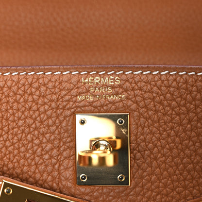 Hermes Togo Kelly Retourne 25 Gold 11 of 20