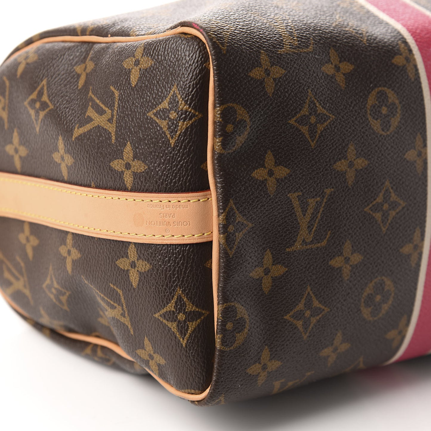 Monogram My LV Heritage Speedy Bandouliere 25 Fuchsia White