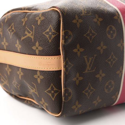 Louis Vuitton Monogram My LV Heritage Speedy Bandouliere 25 Fuchsia White 6 of 10