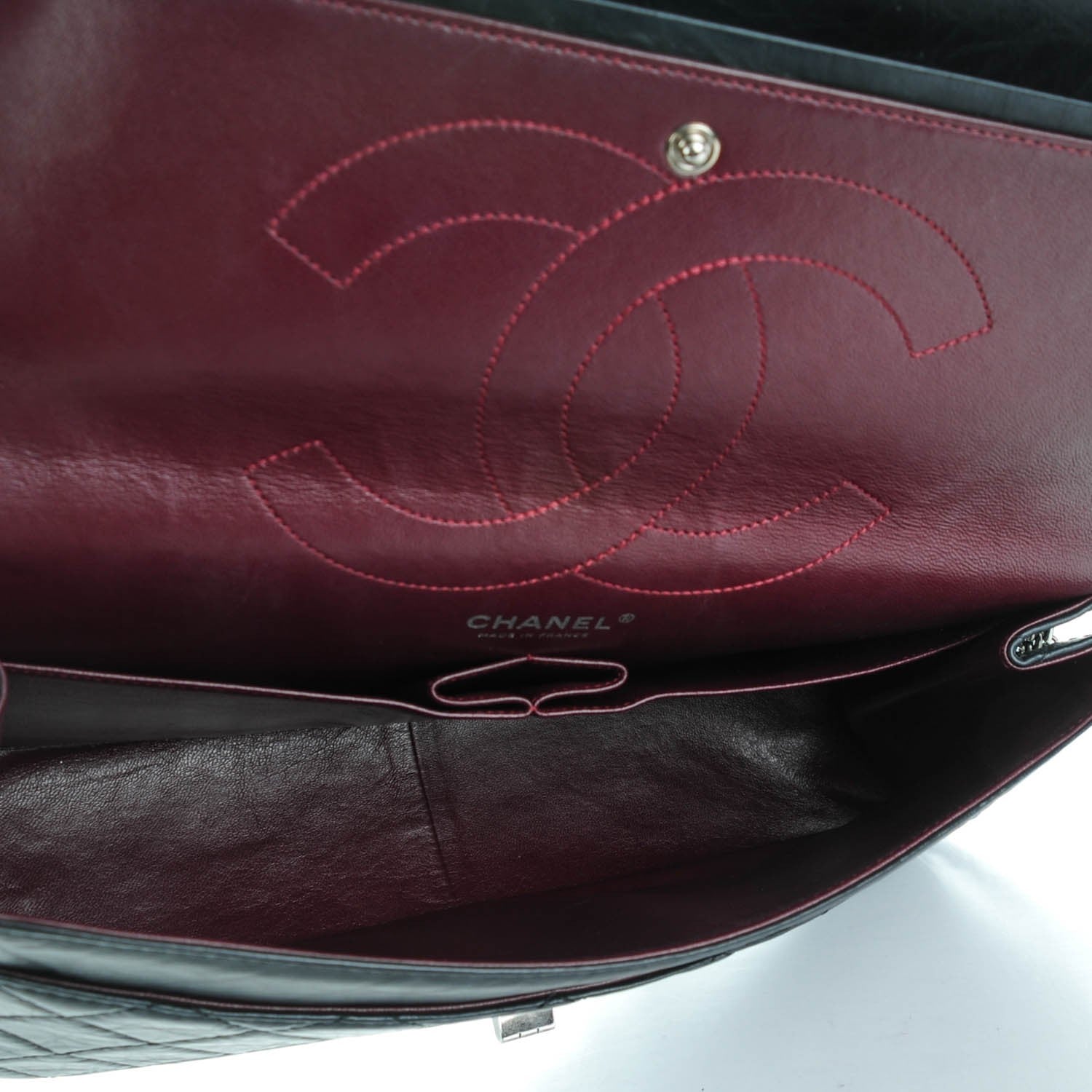 Chanel Aged Calfskin Quilted 2.55 Reissue 227 Flap Black 5 of 7