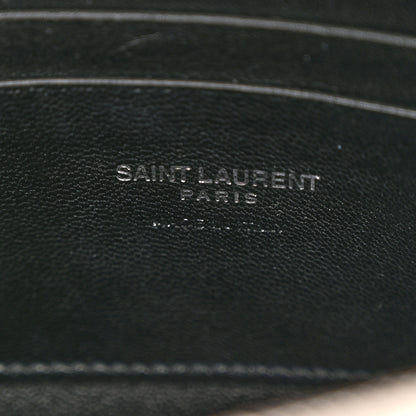 Saint Laurent Grain De Poudre Matelasse Monogram Mini Lou Camera Bag Granite 6 of 11