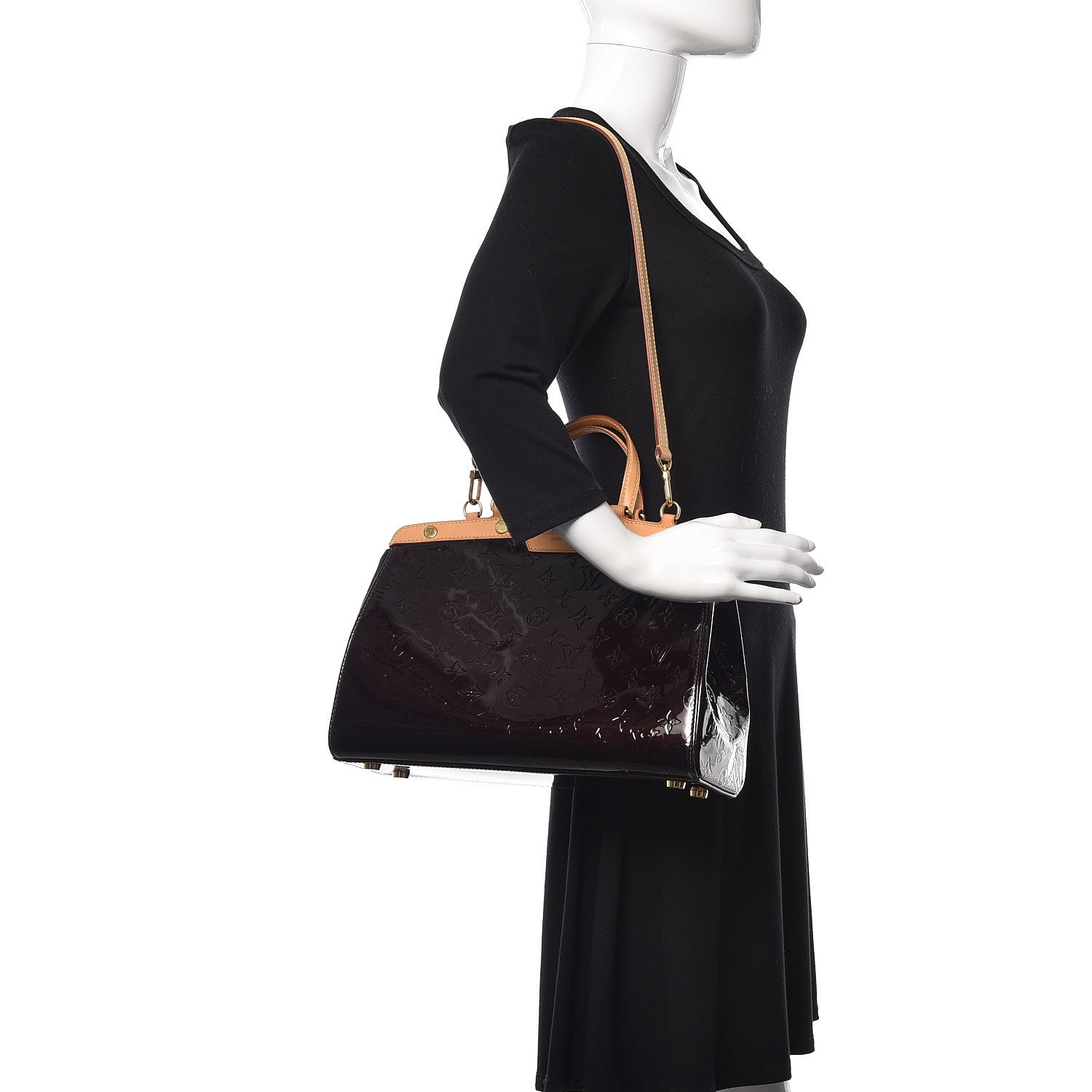 Louis Vuitton Vernis Brea MM Amarante 2 of 17