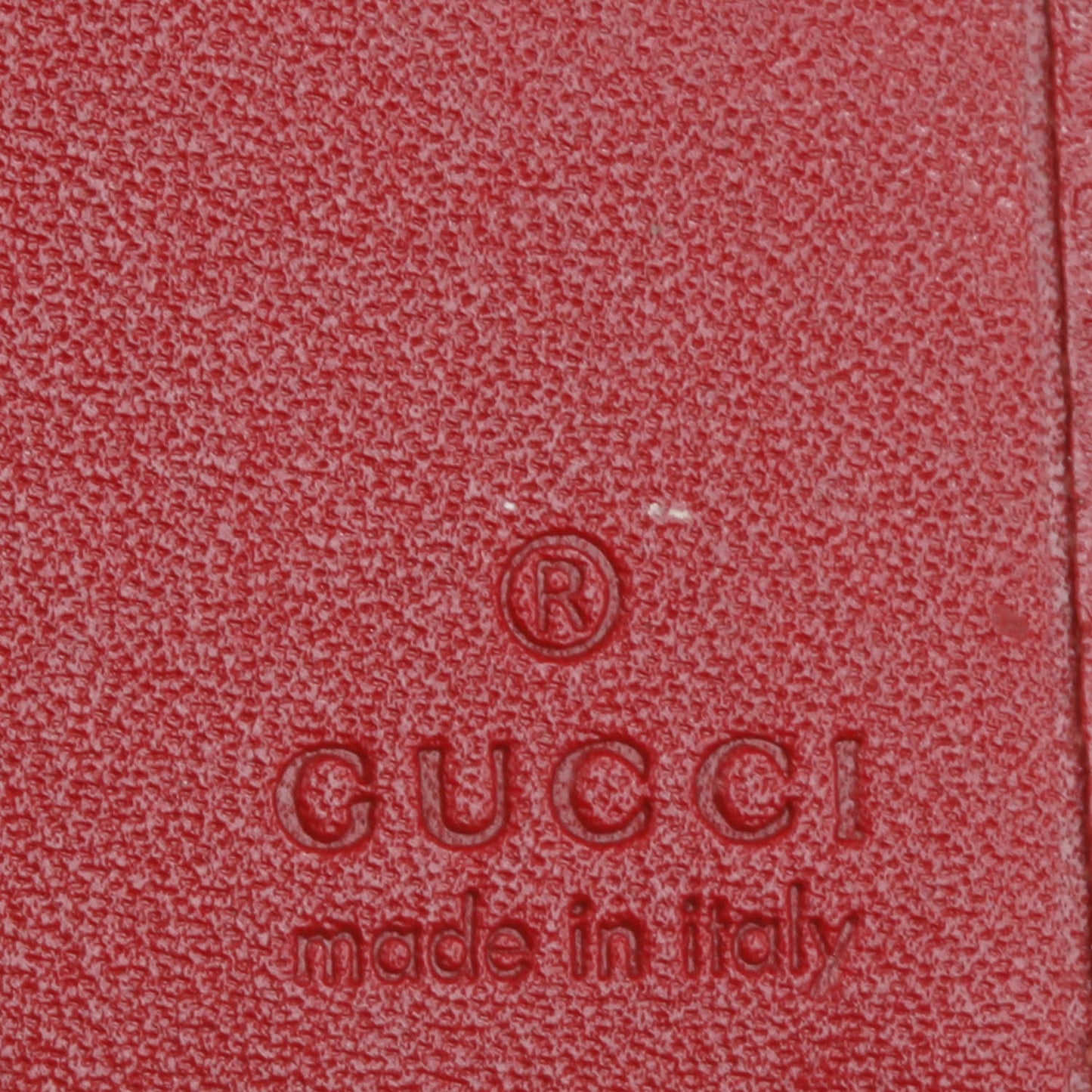 Leather Continental Wallet Red