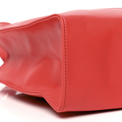 Telfar Vegan Leather Medium Shopping Bag Red 9 of 14