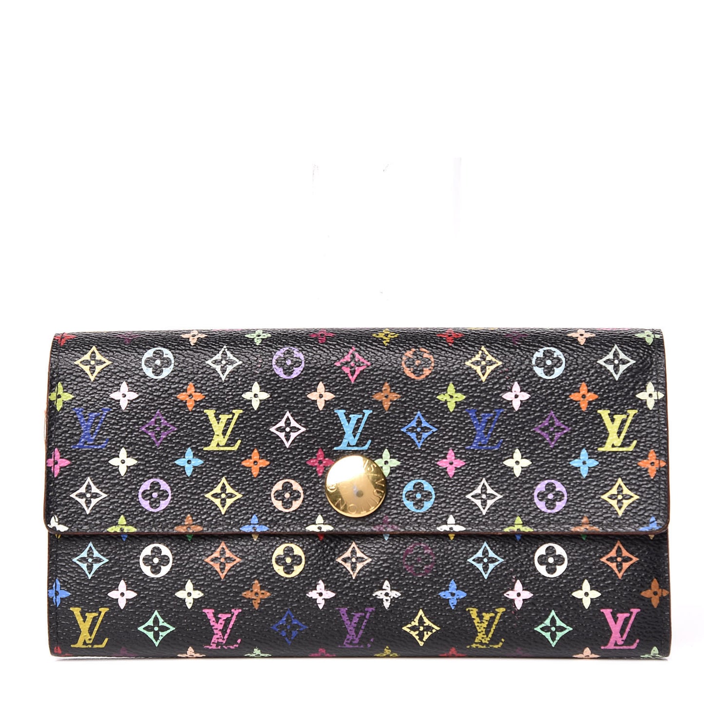 Monogram Multicolor Sarah Wallet Black Grenade
