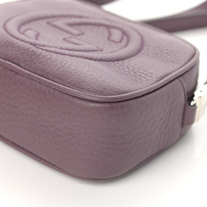 Gucci Pebbled Calfskin Children's Mini Soho Disco Messenger Bag Peonia Flower 10 of 14