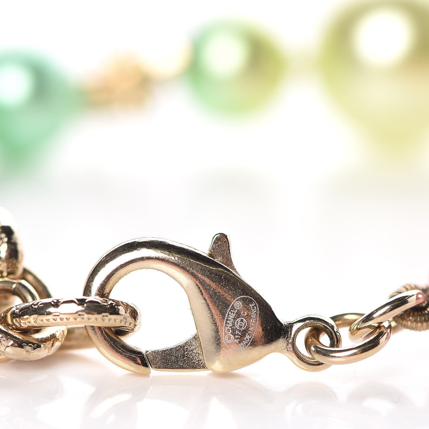 Pearl Cuba CC Bracelet Gold Multicolor