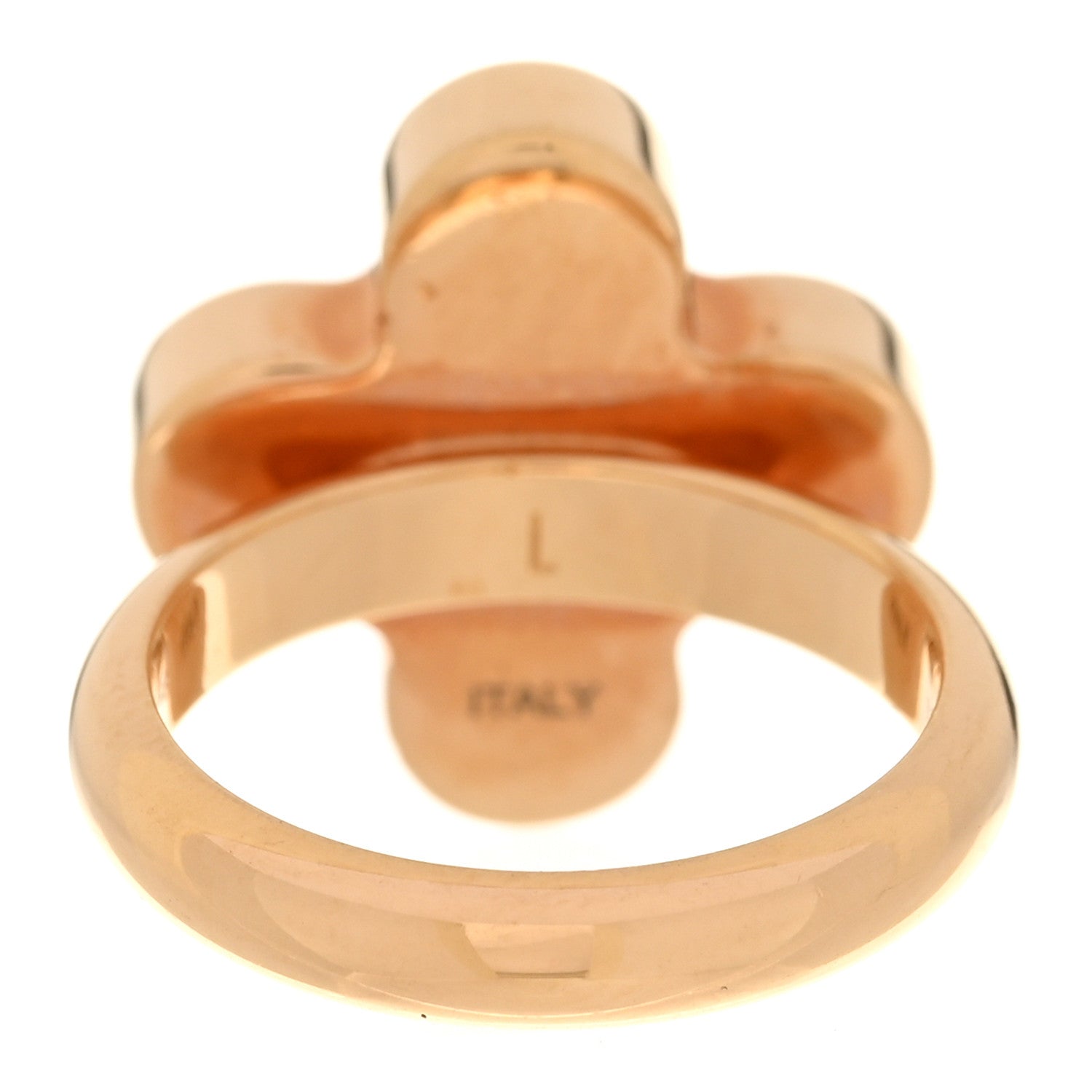 Louis Vuitton Metal Love Letters Timeless Ring L Gold 3 of 6
