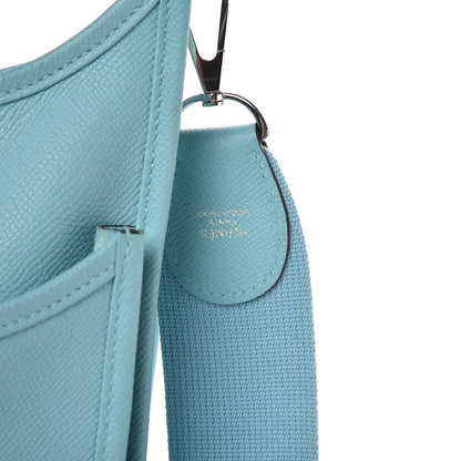 Hermes Epsom Evelyne III PM Bleu Atoll 8 of 9