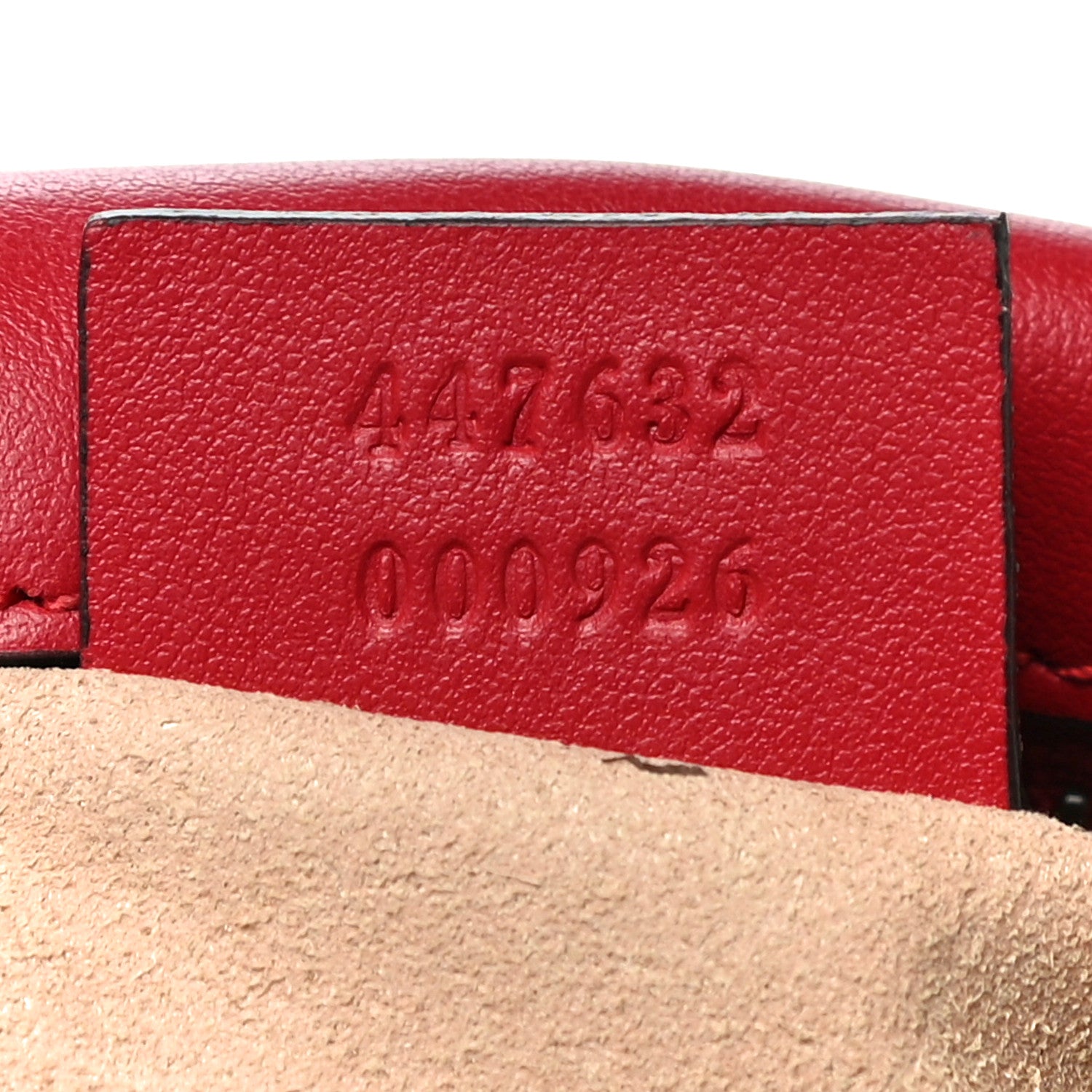 Gucci Calfskin Matelasse Small GG Marmont Chain Shoulder Bag Hibiscus Red 8 of 14