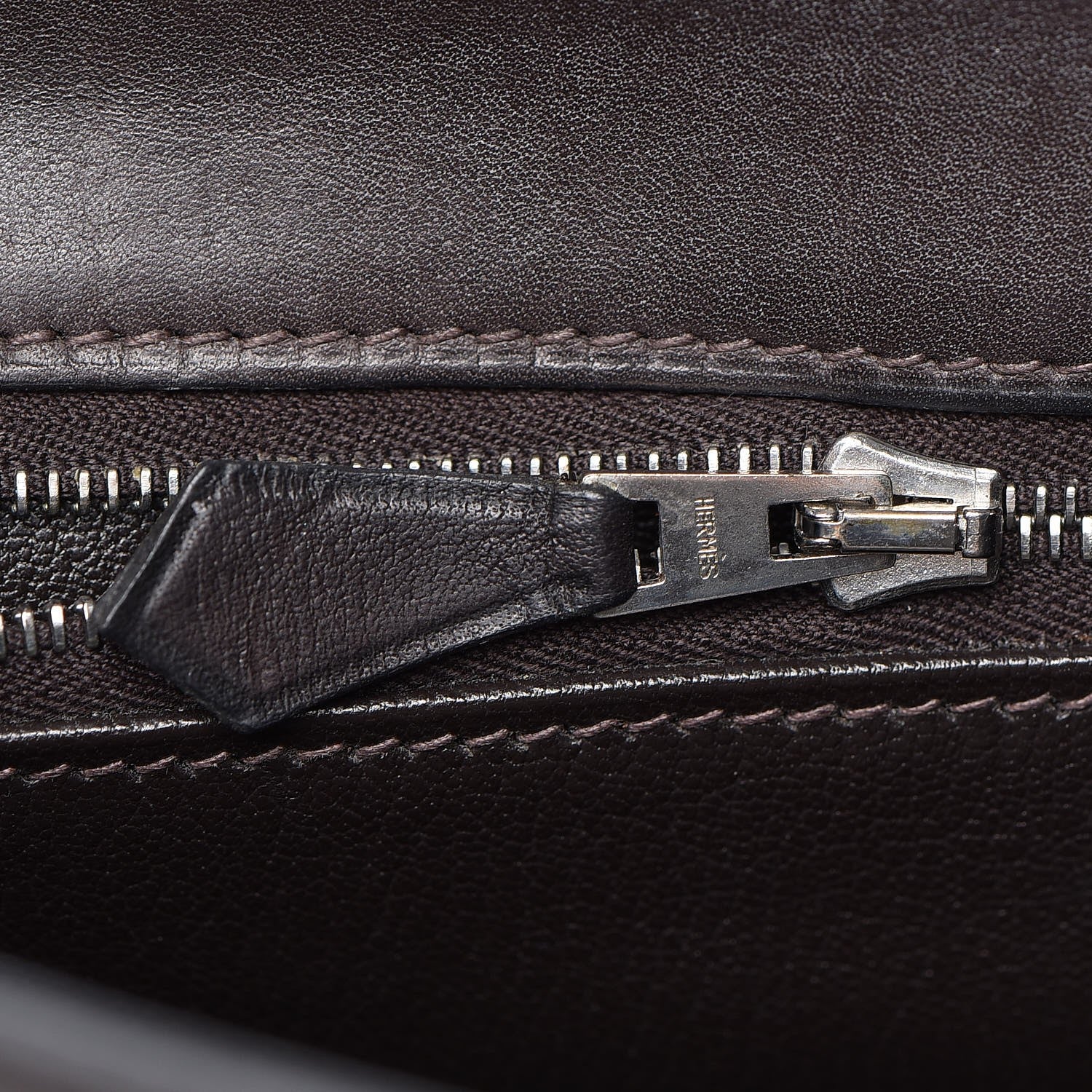 Hermes Toile Swift Kelly 32 Chocolate 19 of 35