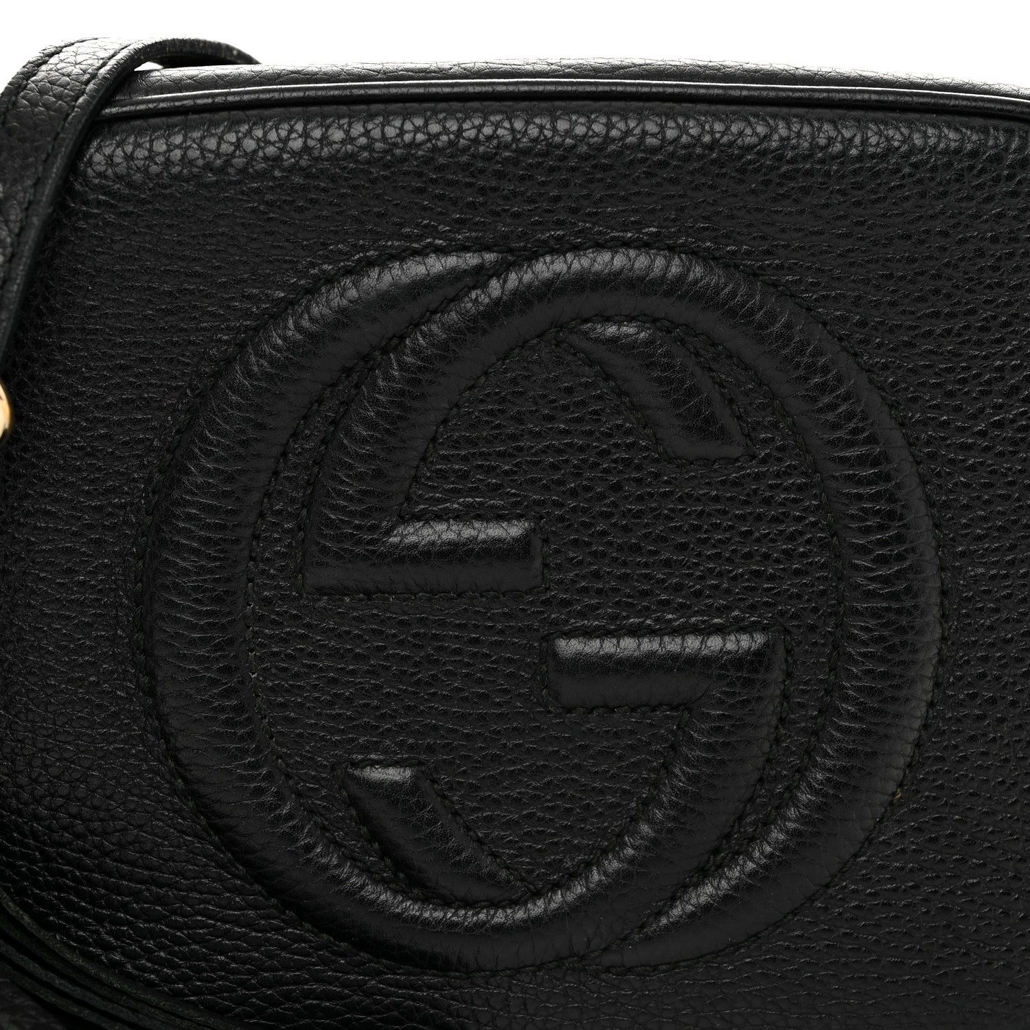 Gucci Pebbled Calfskin Small Soho Disco Bag Black 8 of 11