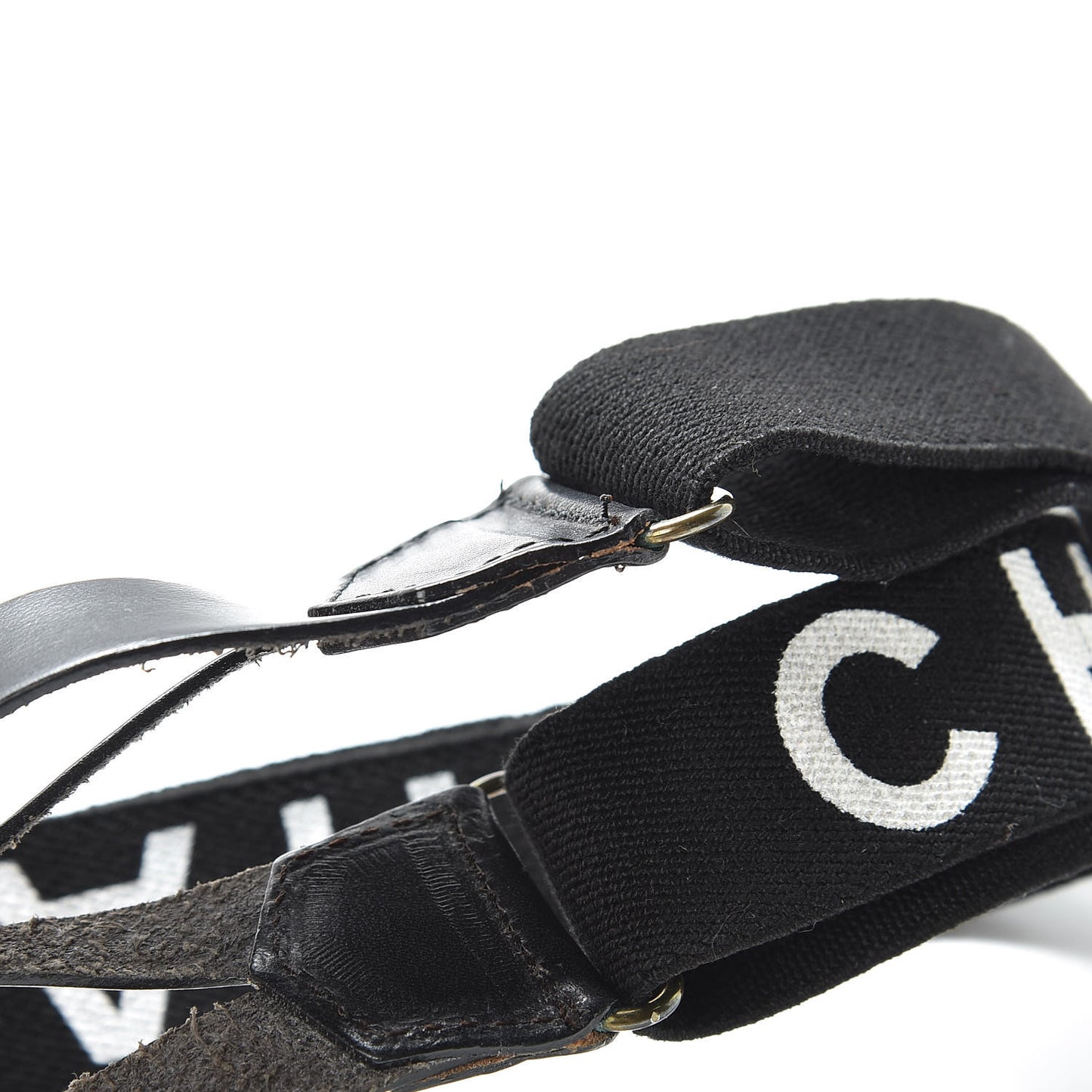 Logo Suspenders Black White