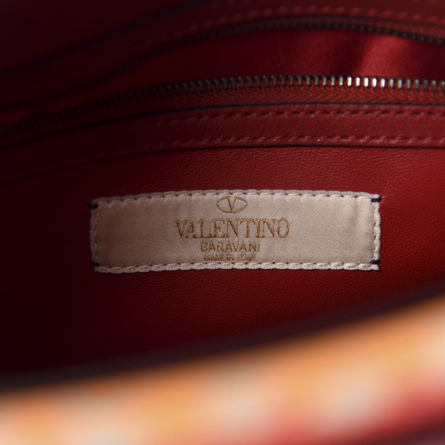Calfskin Enchanted Wonderland My Rockstud Frame Bag Rosso Valentino