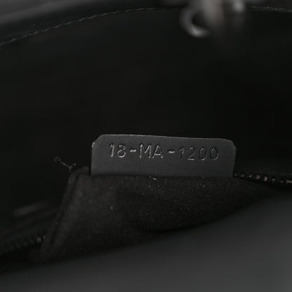 Christian Dior Ultra Matte Calfskin Cannage Mini Lady Dior Black 7 of 11
