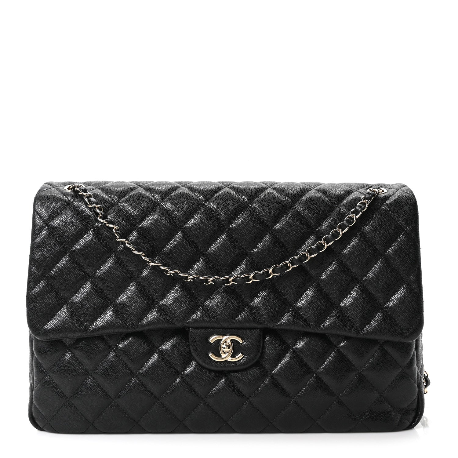 Chanel Caviar Quilted XXL Travel Flap Bag Black 1 of 10