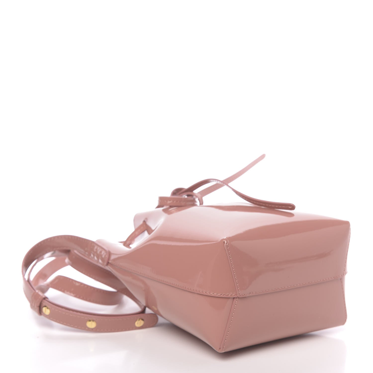 Mansur Gavriel Patent Calfskin Mini Mini Bucket Blush 4 of 9