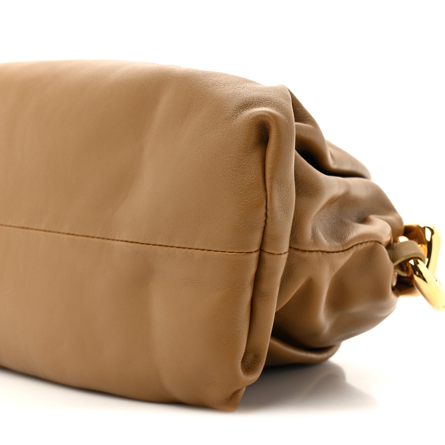Calfskin The Pouch Chain Cammello