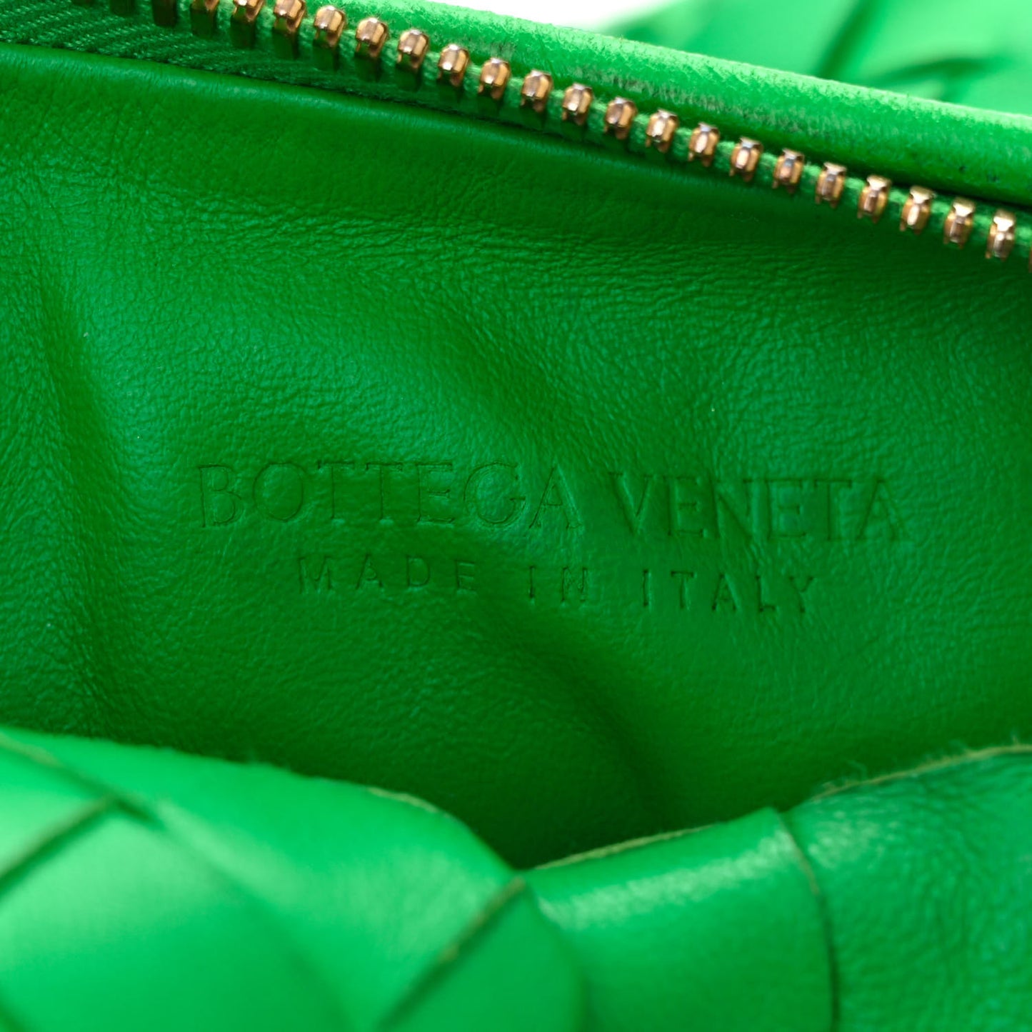 Nappa Intrecciato Mini Jodie Parakeet