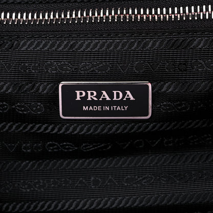 Prada Terry Cloth Tote Bag Petalo Black 5 of 7