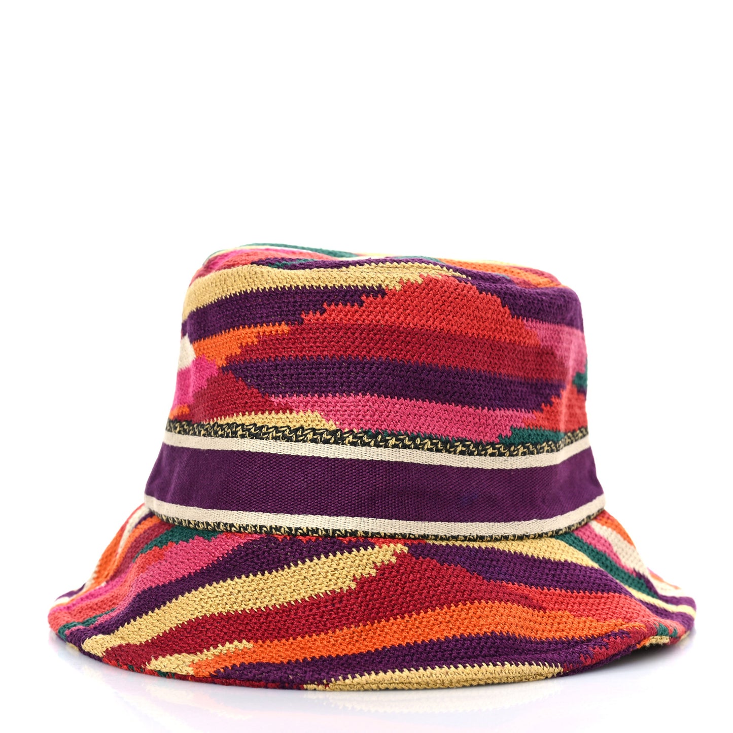 Cotton Embroidered Bucket Hat 58 Multicolor