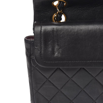 Chanel Lambskin Quilted Small Double Flap Black 12 of 15