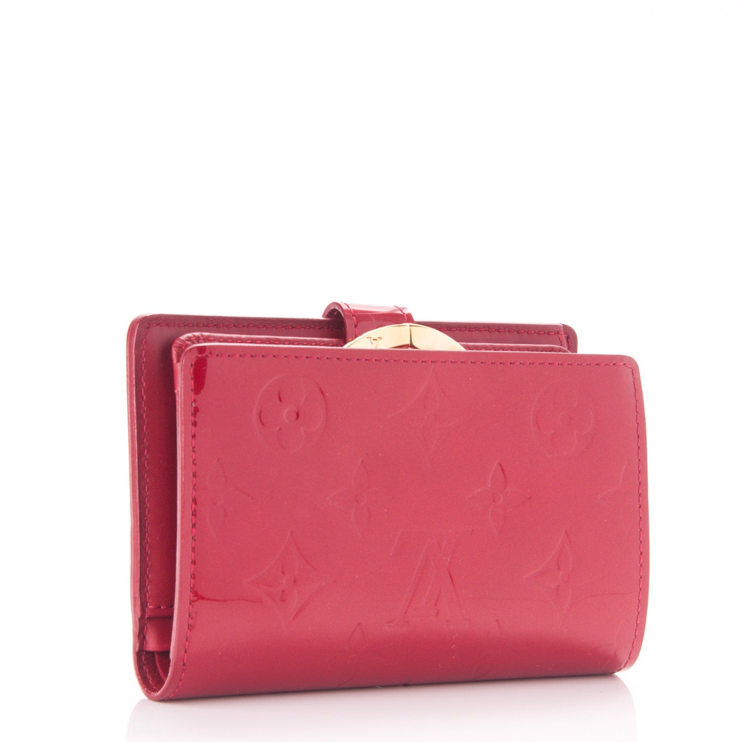 Louis Vuitton Vernis French Purse Wallet Pomme D'Amour 3 of 7