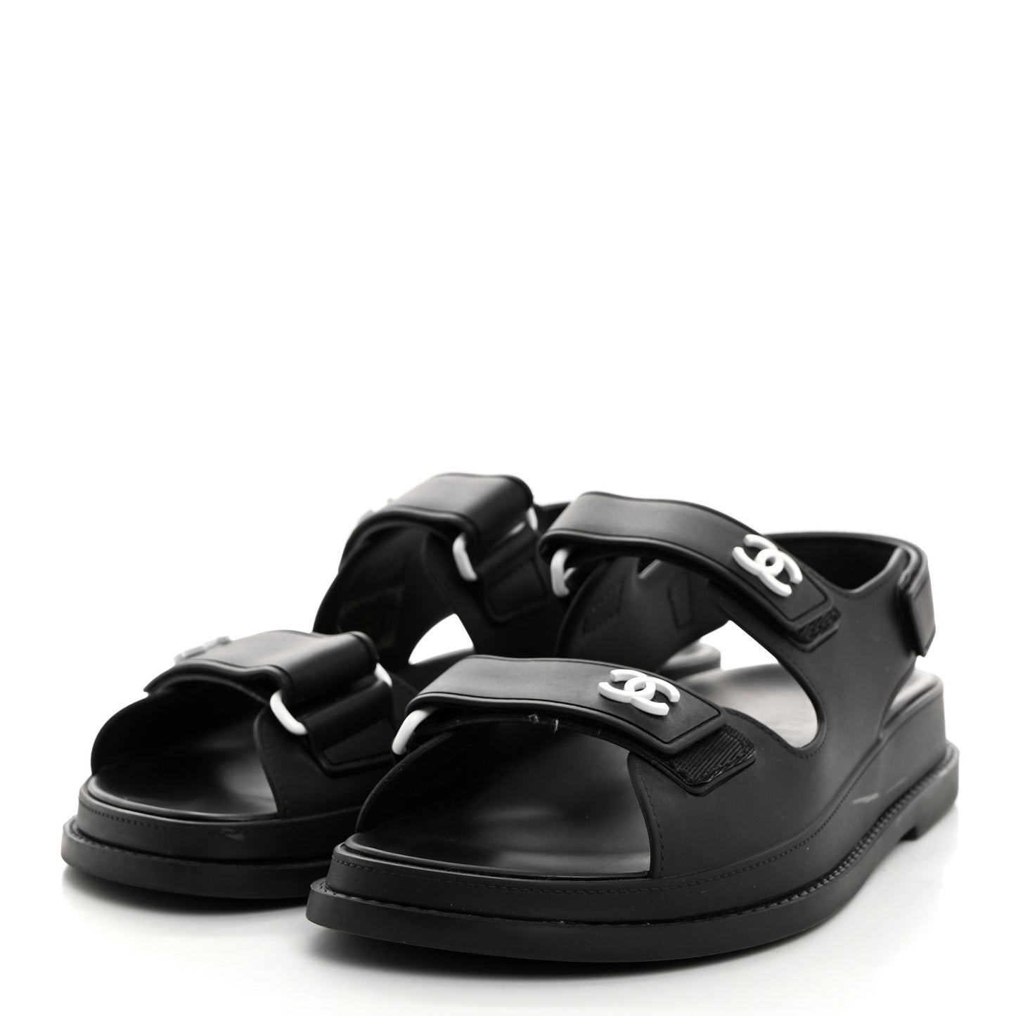 Rubber CC Dad Sandals 35 Black