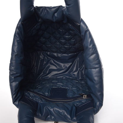 Chanel Nylon Quilted Small Coco Cocoon Reversible Tote Blue 11 of 13
