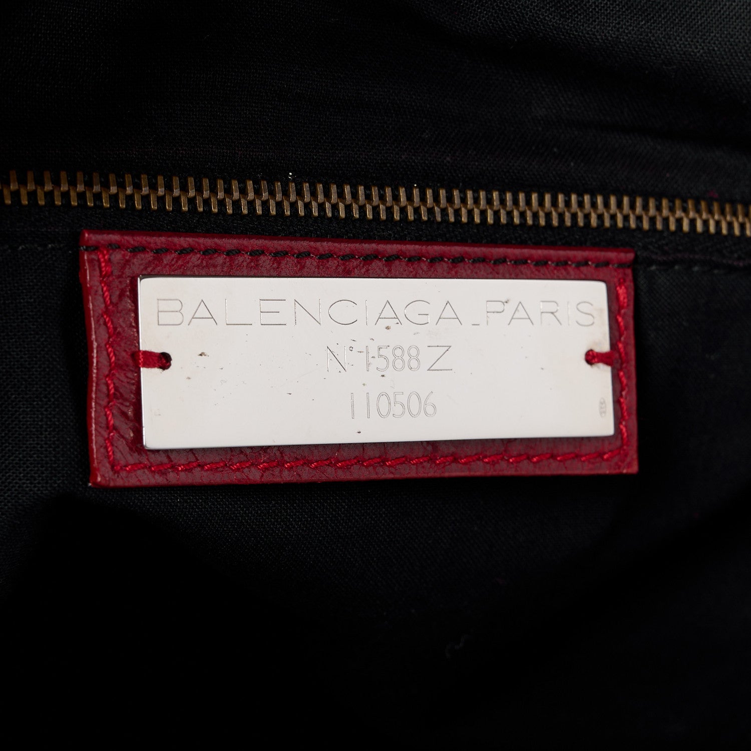 Balenciaga Agneau Classic Hardware Weekender Rouge Theatre 6 of 14