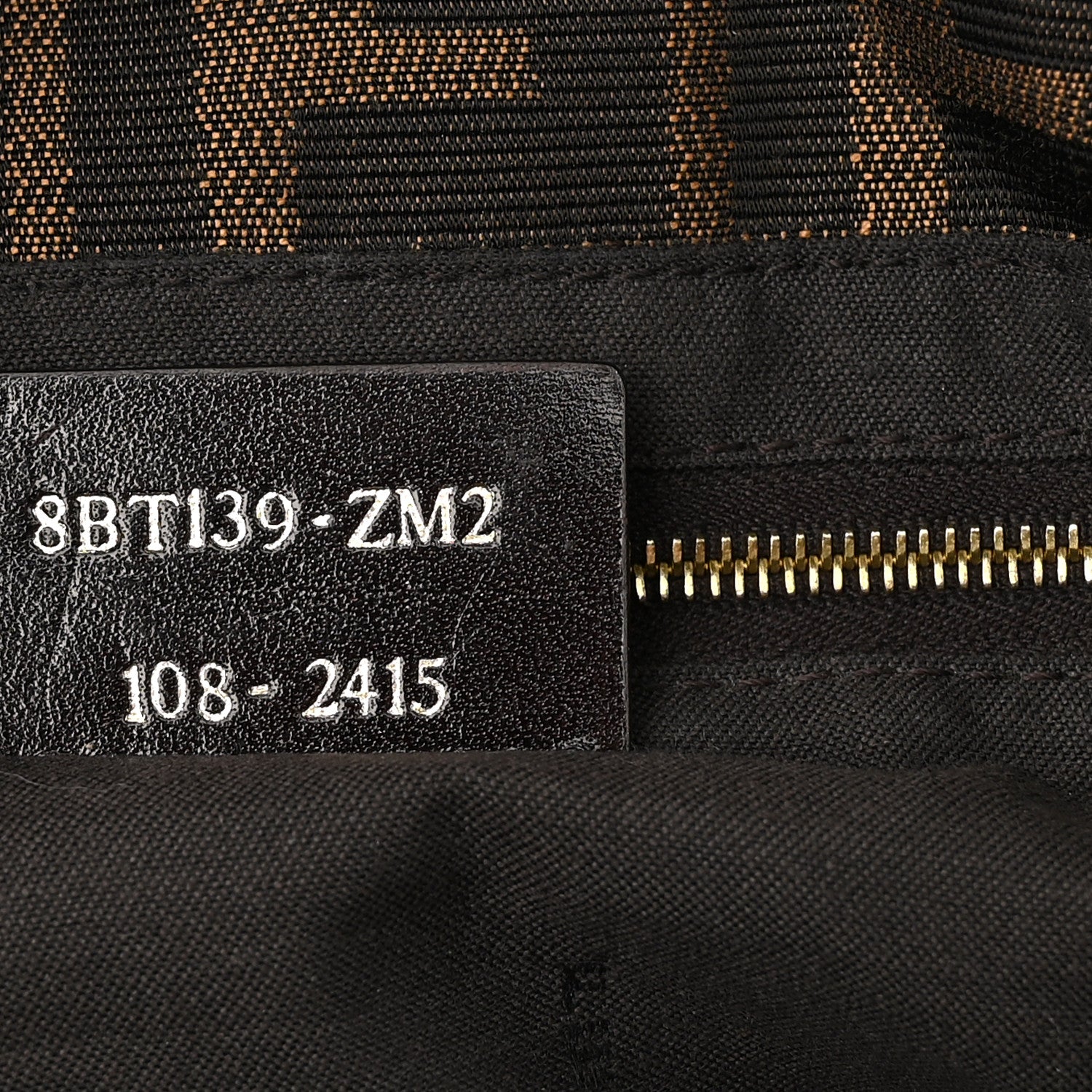 Fendi Zucca Maxi Baguette Bag Tobacco 7 of 10