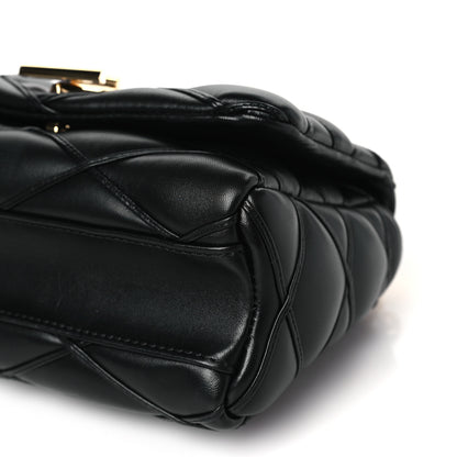 Louis Vuitton Lambskin Malletage Top Handle GO-14 MM Black 8 of 8
